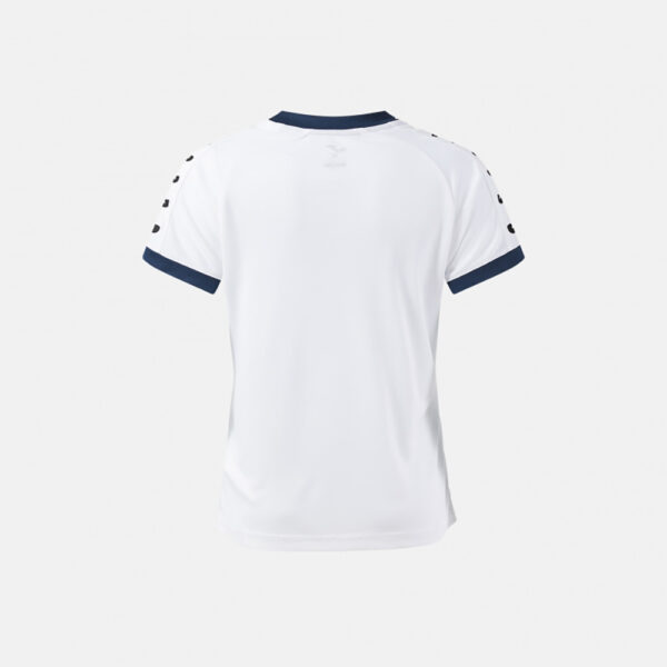 Tricou sport dama Joma Heroic, Alb / Bleumarin - imagine 3