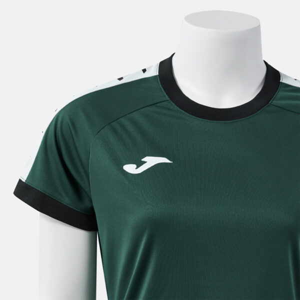 Tricou sport dama Joma Heroic, Verde / Negru - imagine 4