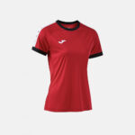 Tricou sport dama Joma Heroic, Rosu / Negru - imagine 2