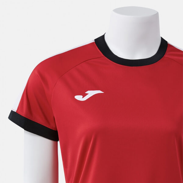 Tricou sport dama Joma Heroic, Rosu / Negru - imagine 4