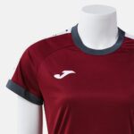 Tricou sport dama Joma Heroic, Visiniu / Gri inchis - imagine 4