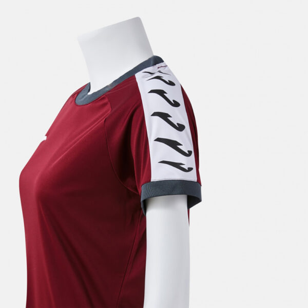 Tricou sport dama Joma Heroic, Visiniu / Gri inchis - imagine 5