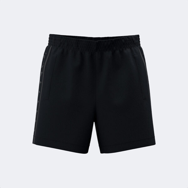 Pantaloni scurti bumbac dama Joma Heroic, Negru / Gri inchis - imagine 1