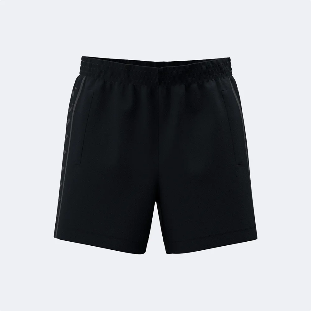 Pantaloni scurti bumbac dama Joma Heroic, Negru / Gri inchis - imagine 1