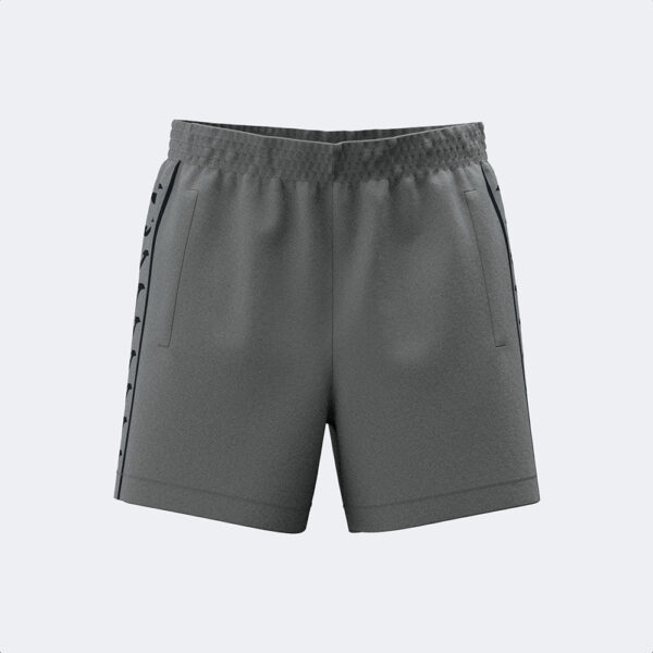 Pantaloni scurti bumbac dama Joma Heroic, Gri / Negru - imagine 1