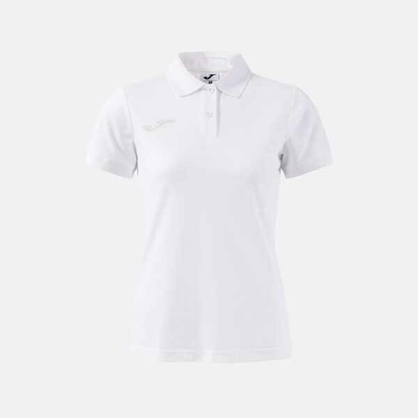 Tricou polo bumbac dama Joma Bali III, Alb - imagine 1