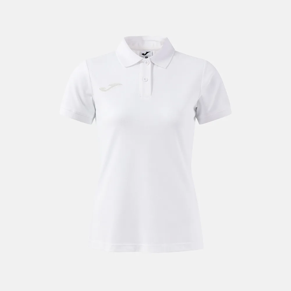 Tricou polo bumbac dama Joma Bali III, Alb - imagine 1