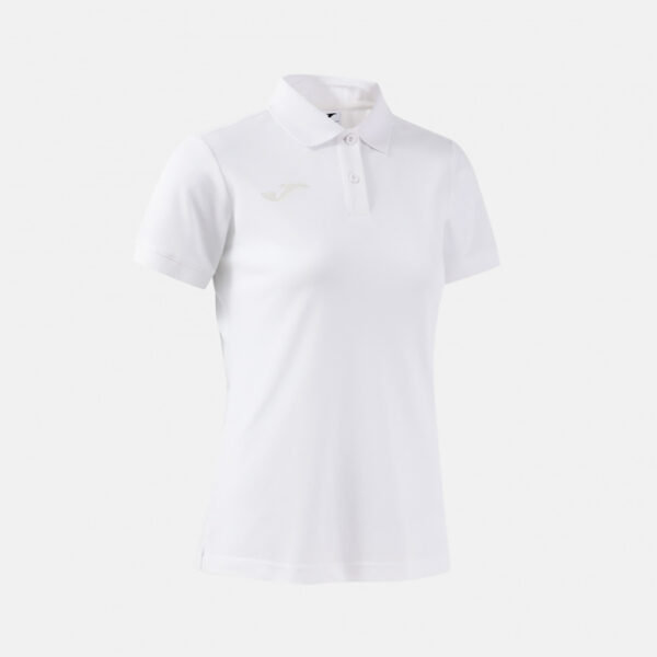 Tricou polo bumbac dama Joma Bali III, Alb - imagine 2