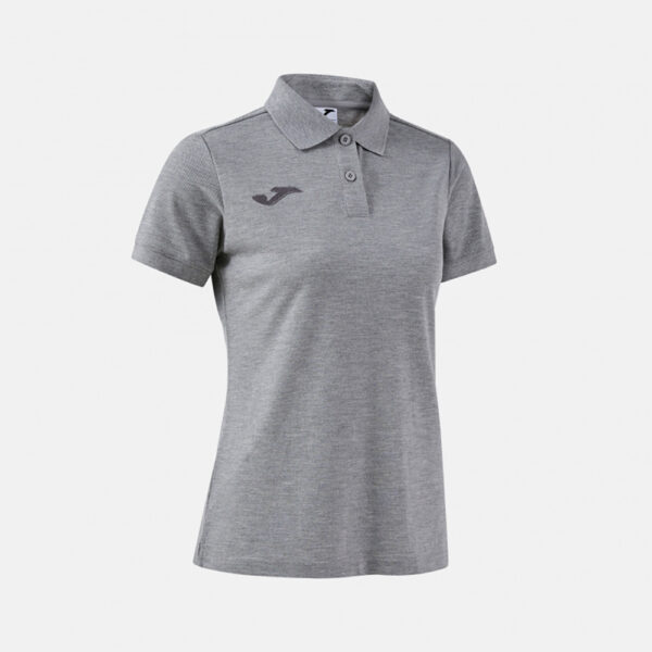 Tricou polo bumbac dama Joma Bali III, Gri deschis - imagine 2