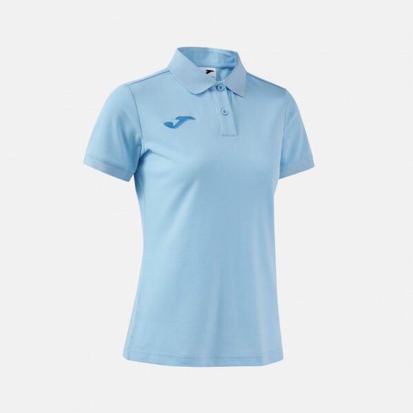 Tricou polo bumbac dama Joma Bali III, Albastru sky - imagine 2