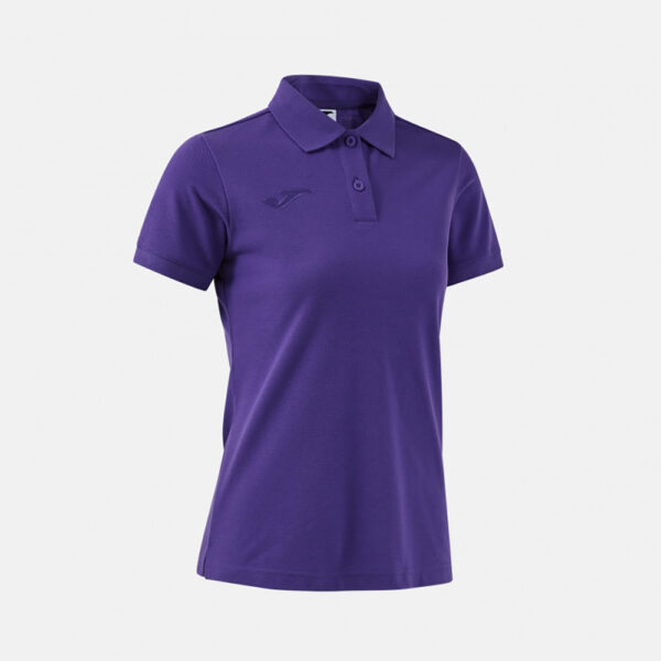 Tricou polo bumbac dama Joma Bali III, Mov - imagine 2