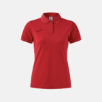 Tricou polo bumbac dama Joma Bali III, Rosu