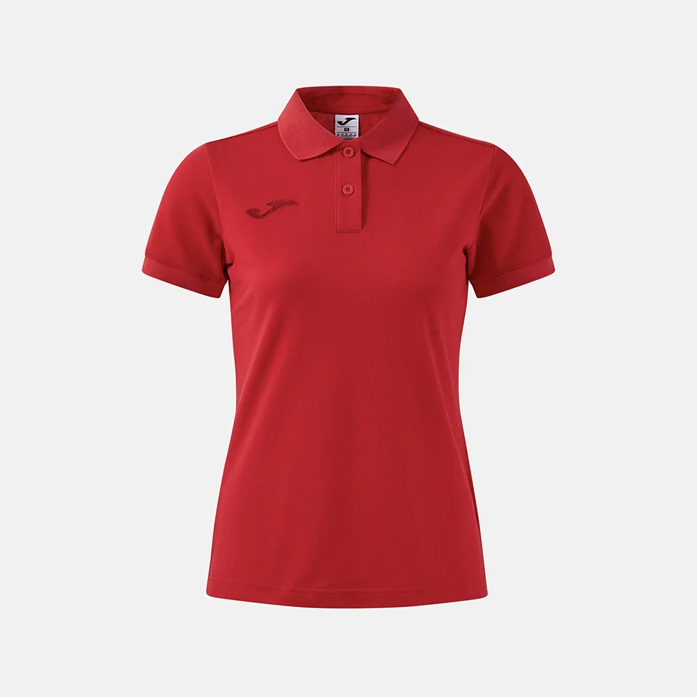 Tricou polo bumbac dama Joma Bali III, Rosu - imagine 1
