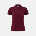 Tricou polo bumbac dama Joma Bali III, Visiniu