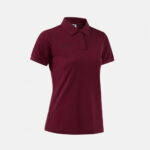 Tricou polo bumbac dama Joma Bali III, Visiniu - imagine 2