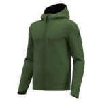 Hanorac Macron Midnight, Verde militar - imagine 3