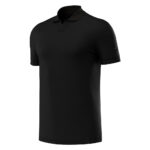 Tricou polo bumbac Macron Radiant, Negru / Gri - imagine 3