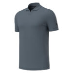 Tricou polo bumbac Macron Radiant, Gri inchis - imagine 3