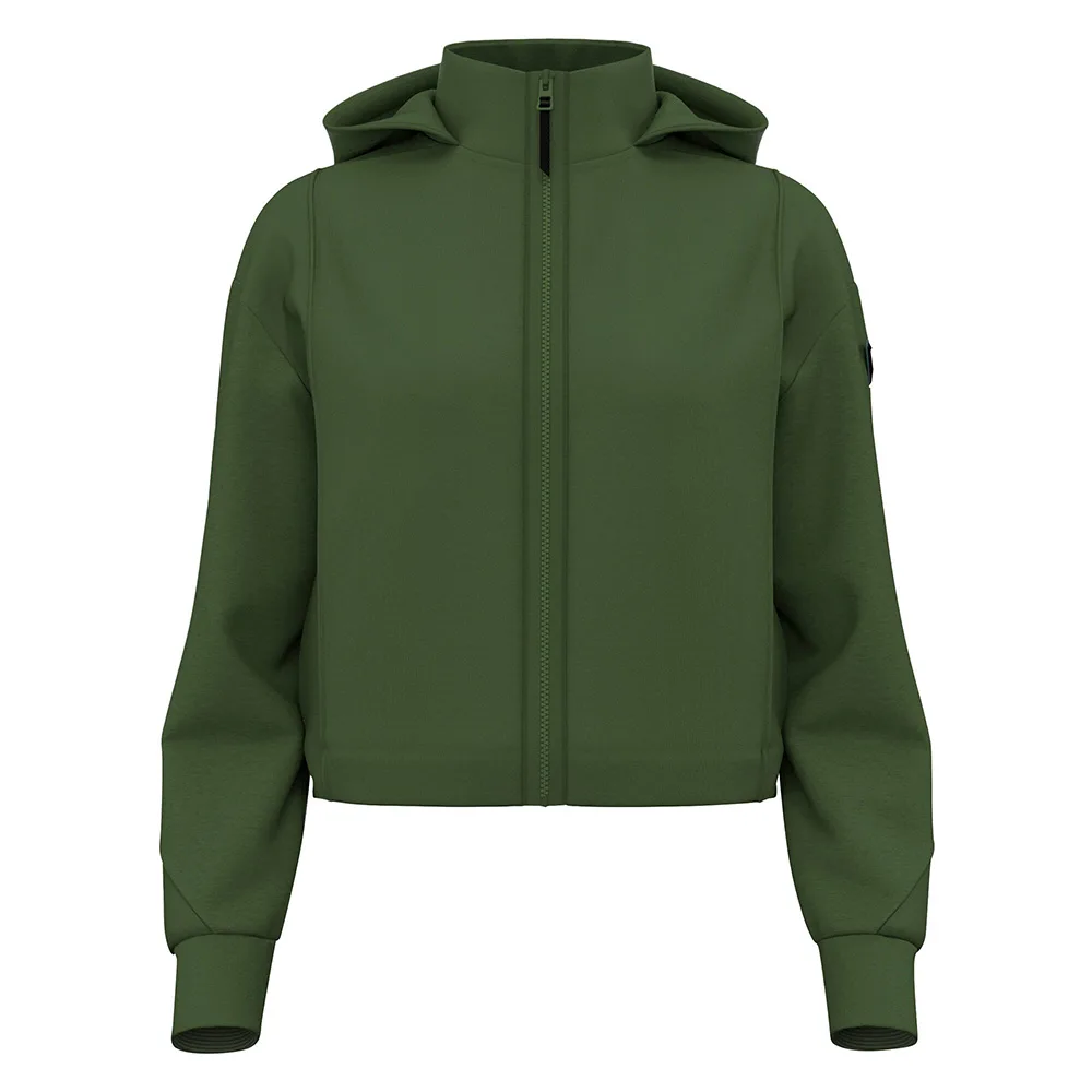 Hanorac Macron Bloom, Verde militar - imagine 1