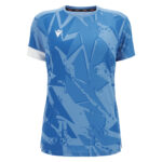 Tricou tenis dama Macron Domizia II, Albastru sky / Alb - imagine 2