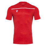 Tricou maneca scurta Macron Deneb, Rosu / Alb - imagine 2