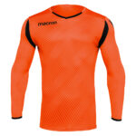 Tricou maneca lunga portar Macron Hercules, Portocaliu / Negru - imagine 2