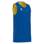 Tricou baschet Macron X500, Albastru Royal / Galben