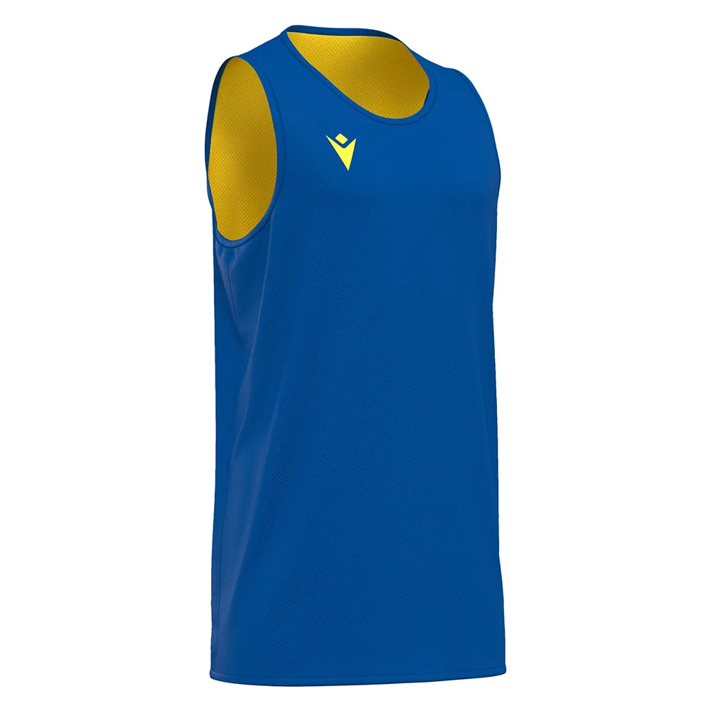 Tricou baschet Macron X500, Albastru Royal / Galben - imagine 1