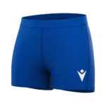 Pantaloni scurti sport dama Macron Flower, Albastru Royal