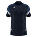 Tricou sport Macron Totem, Bleumarin / Alb - imagine 2