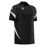 Tricou sport Macron Totem, Negru / Alb