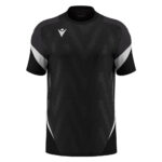 Tricou sport Macron Totem, Negru / Alb - imagine 2