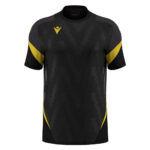 Tricou sport Macron Totem, Negru / Galben - imagine 2