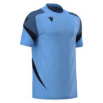 Tricou sport Macron Totem, Albastru sky / Bleumarin