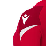 Tricou sport dama Macron Naga, Rosu / Alb - imagine 6