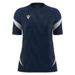 Tricou sport dama Macron Naga, Bleumarin / Alb - imagine 2