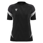 Tricou sport dama Macron Naga, Negru / Alb - imagine 2