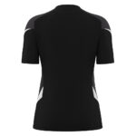 Tricou sport dama Macron Naga, Negru / Alb - imagine 3