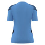 Tricou sport dama Macron Naga, Albastru Sky / Bleumarin - imagine 3