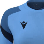 Tricou sport dama Macron Naga, Albastru Sky / Bleumarin - imagine 5
