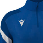 Bluza antrenament Macron Hollow, Albastru Royal / Alb - imagine 5