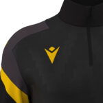 Bluza antrenament Macron Hollow, Negru / Galben - imagine 5