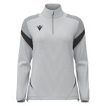 Bluza antrenament dama Macron Leona, Gri / Gri antracit - imagine 2