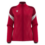 Bluza trening dama Macron Athena, Rosu / Alb - imagine 2