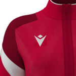 Bluza trening dama Macron Athena, Rosu / Alb - imagine 5