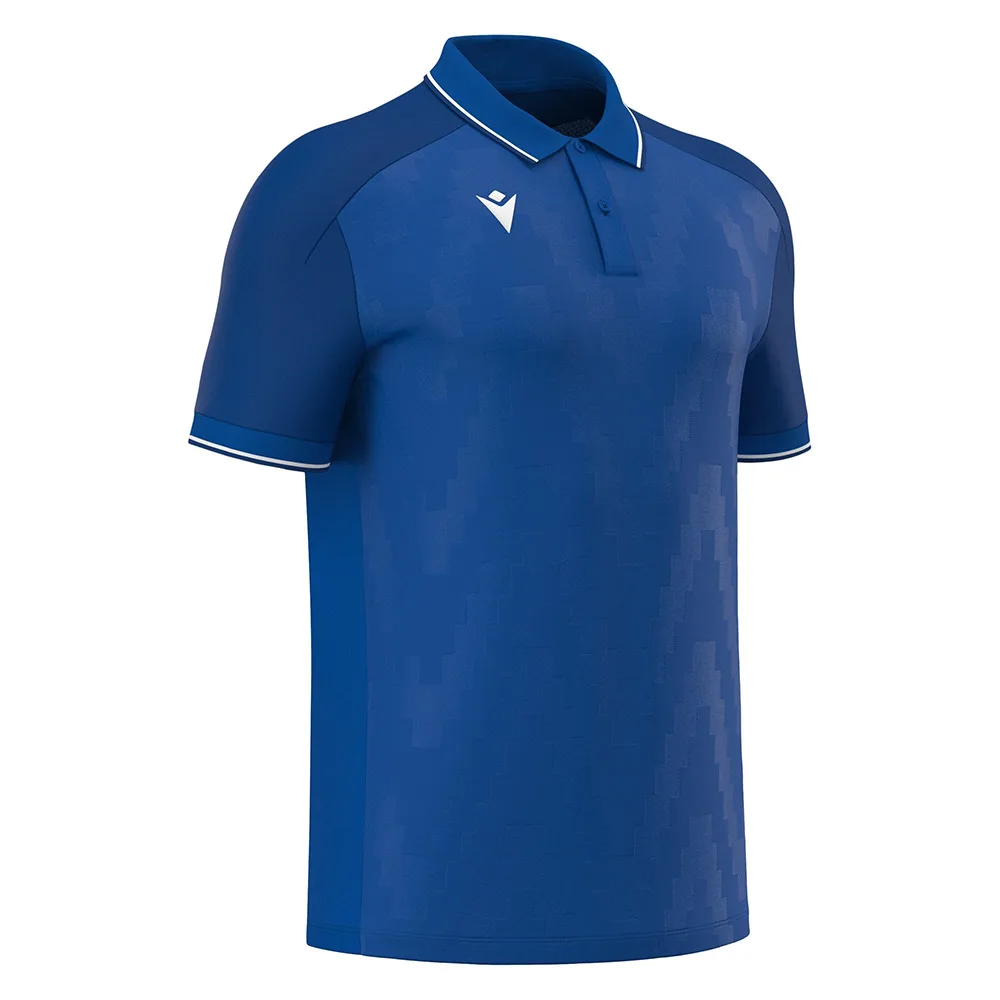Tricou polo Macron Echoes, Albastru Royal / Alb - imagine 1