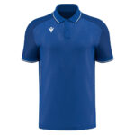 Tricou polo Macron Echoes, Albastru Royal / Alb - imagine 2