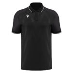 Tricou polo Macron Echoes, Negru / Alb - imagine 2