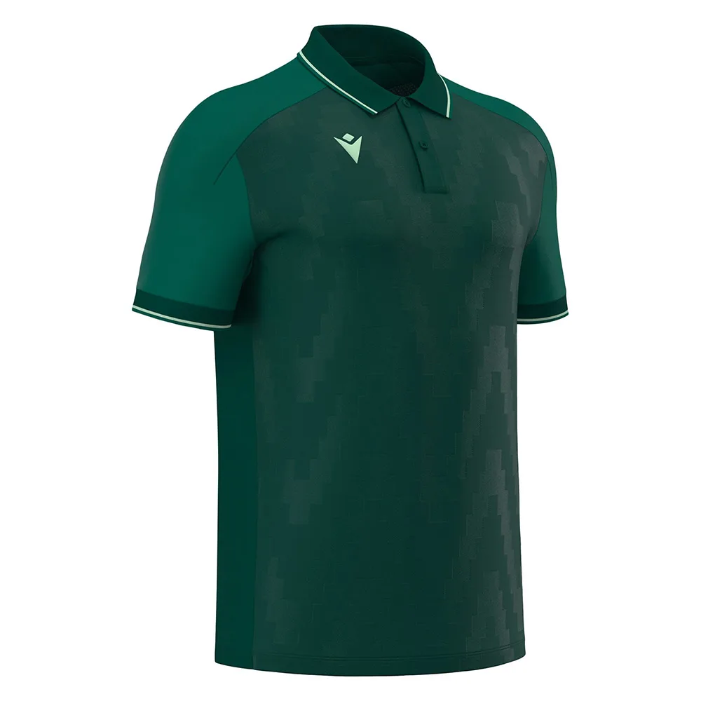 Tricou polo Macron Echoes, Verde sticla / Verde menta - imagine 1