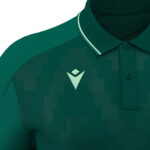 Tricou polo Macron Echoes, Verde sticla / Verde menta - imagine 5